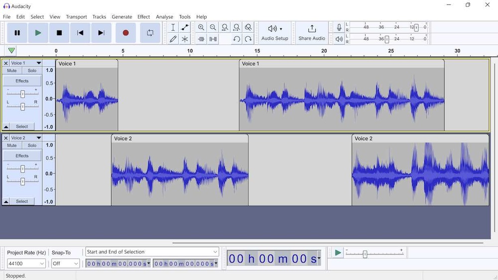 Making your own music for Free with Audacity